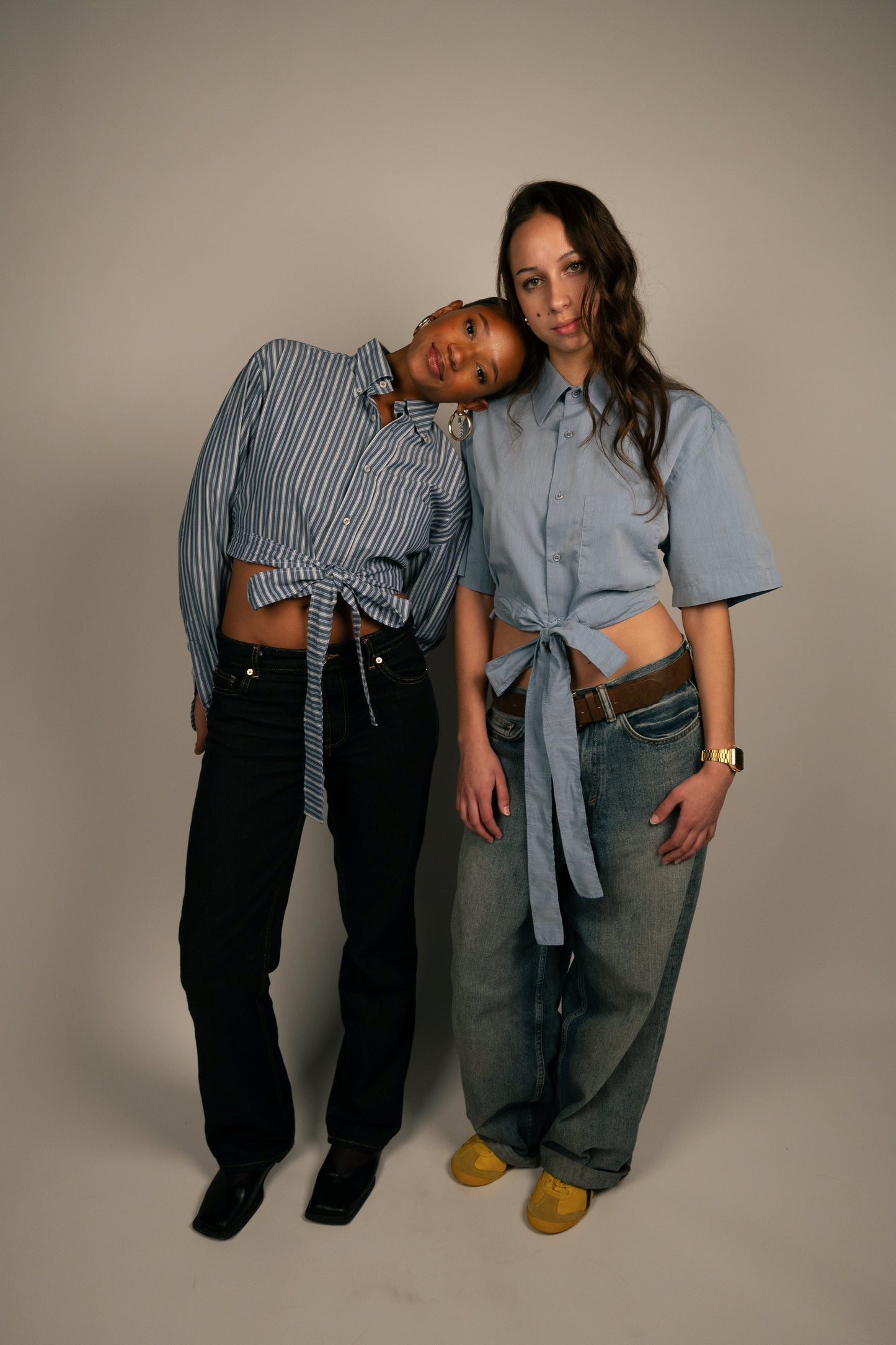 Chemise dos nu - Bleue PHRSTUDIO