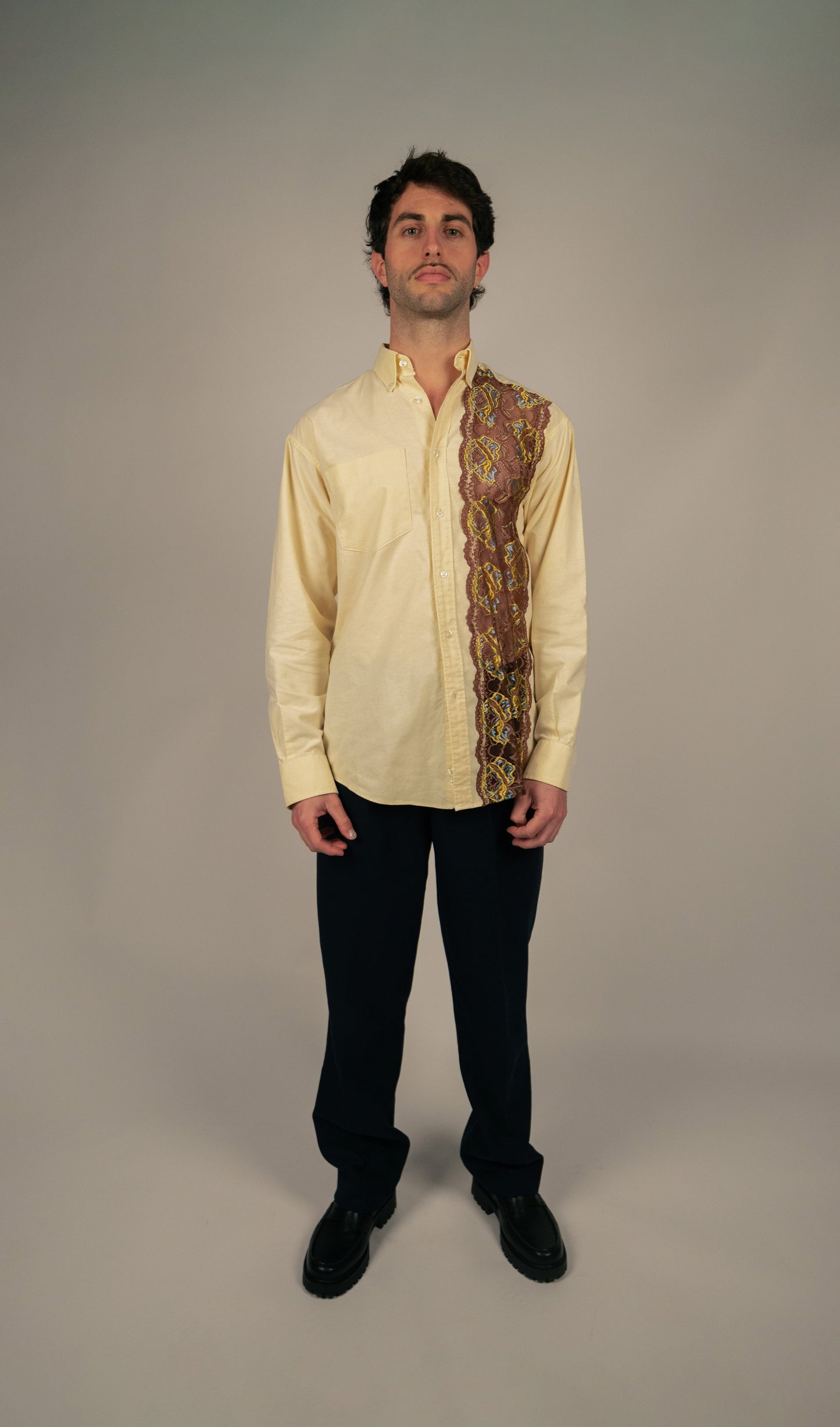 Chemise dentelle - Jaune PHRSTUDIO