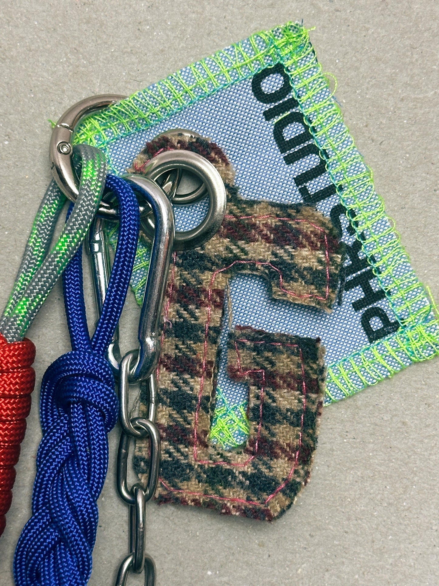 Grigri paracord - bleu PHRSTUDIO