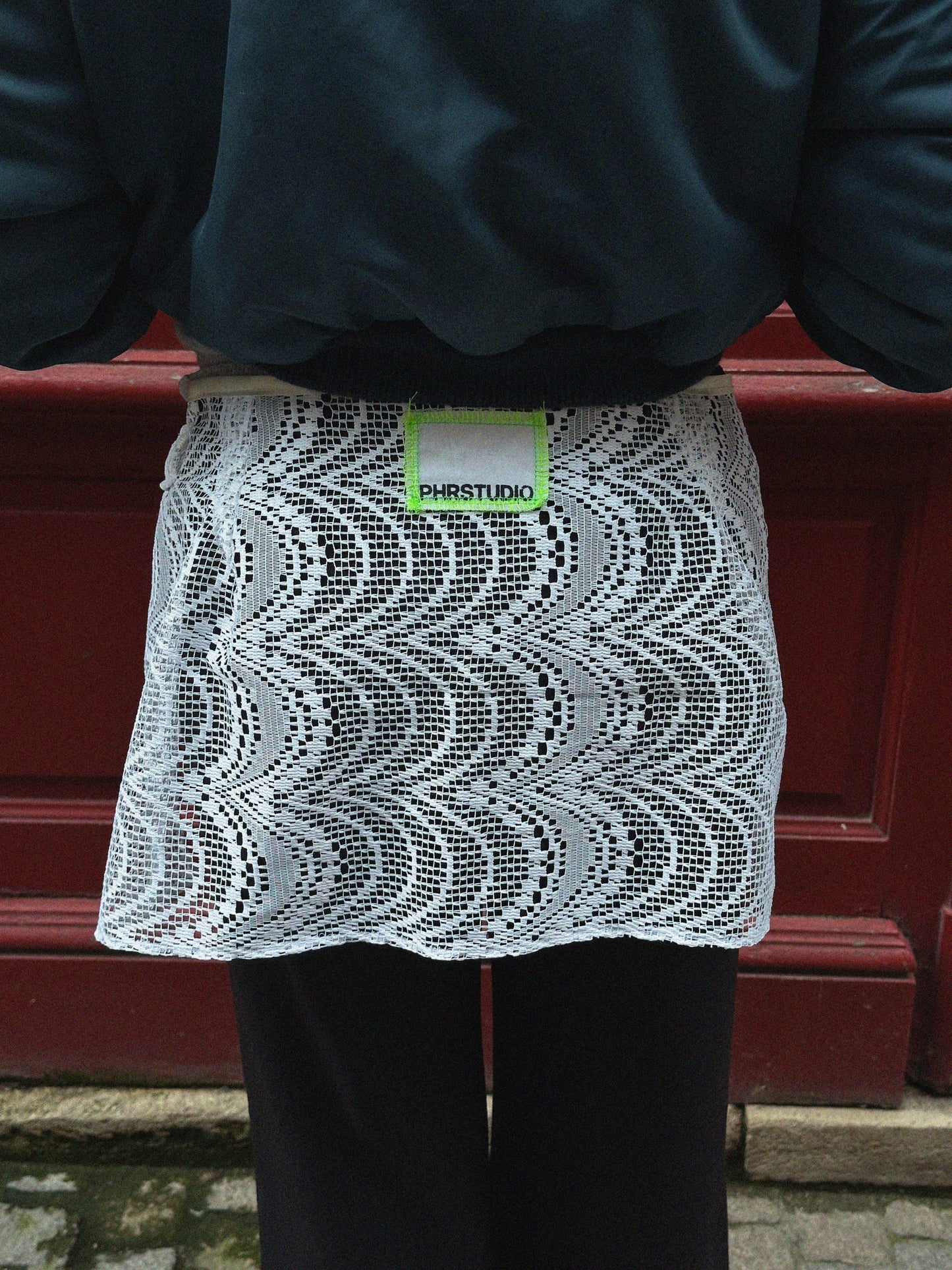 Jupette dentelle - Blanche PHRSTUDIO