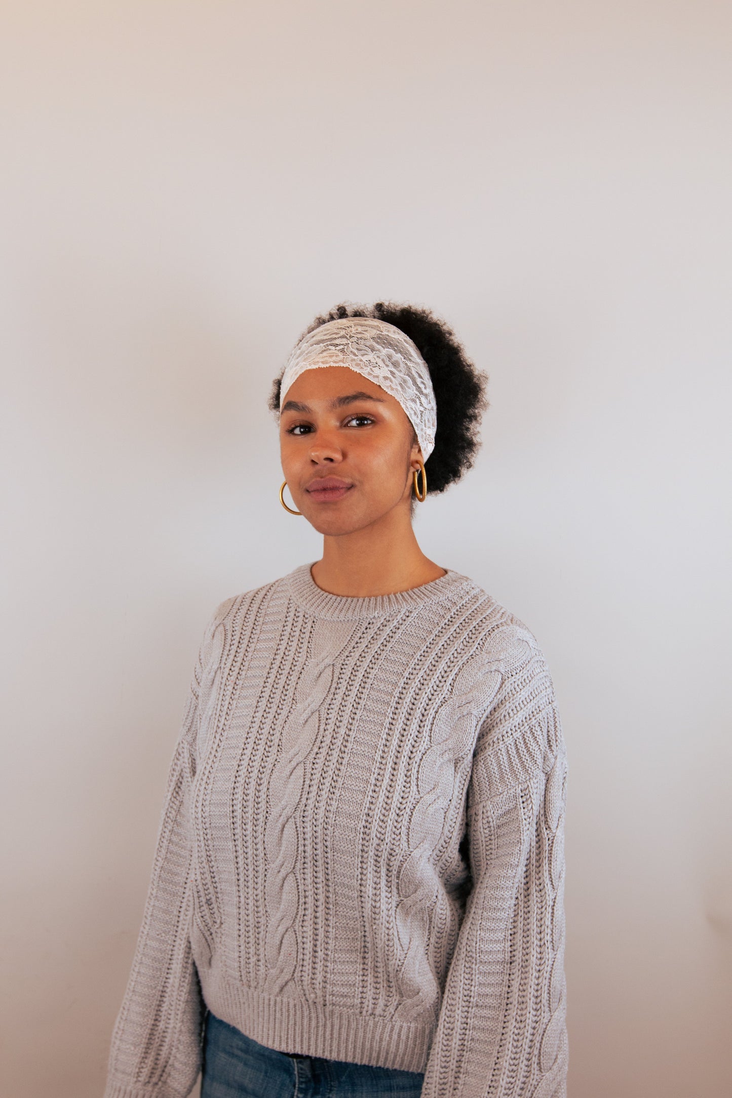 Bandeau dentelle - Blanc PHRSTUDIO