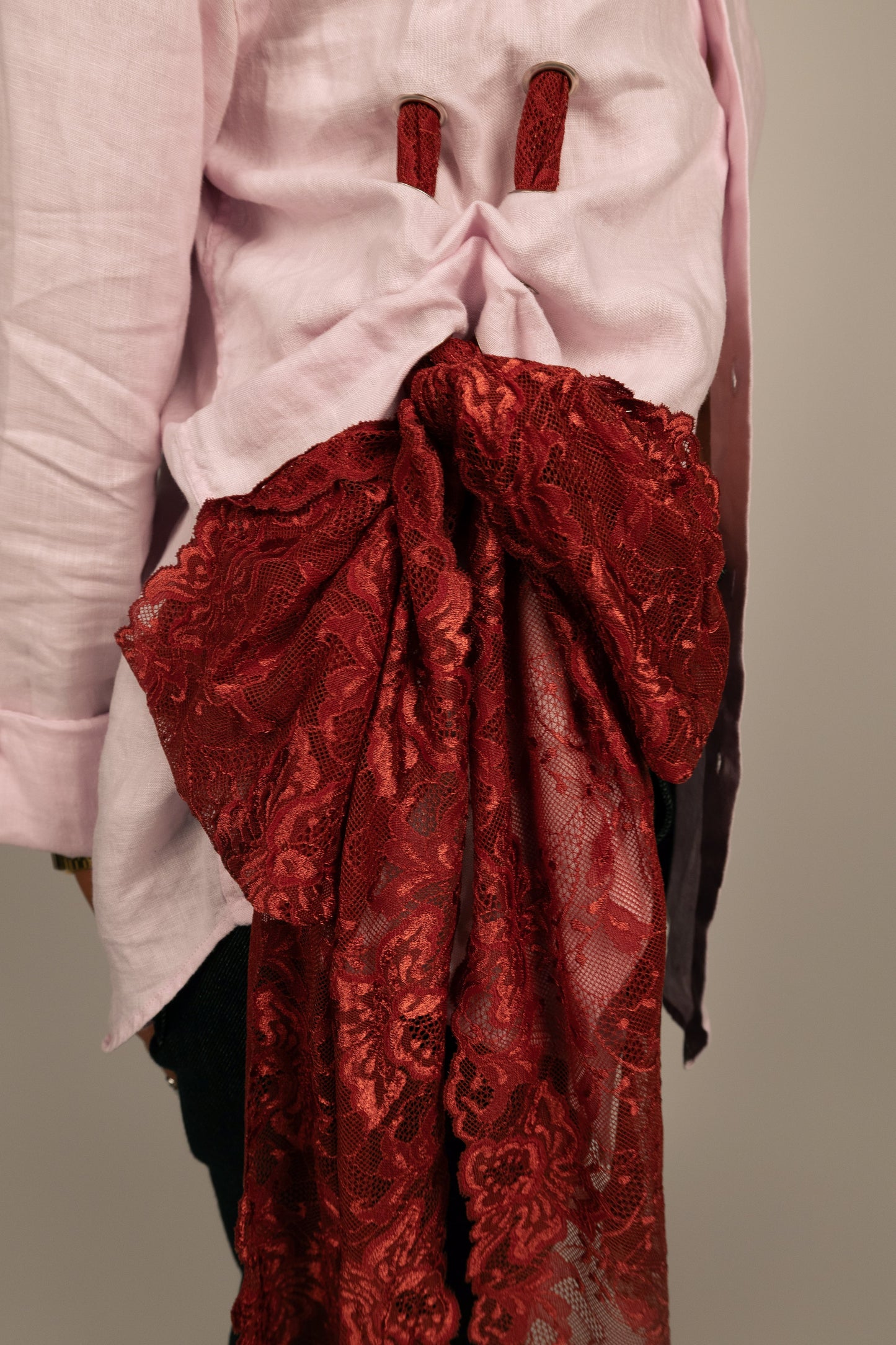 Chemise oeillets - Rose PHRSTUDIO