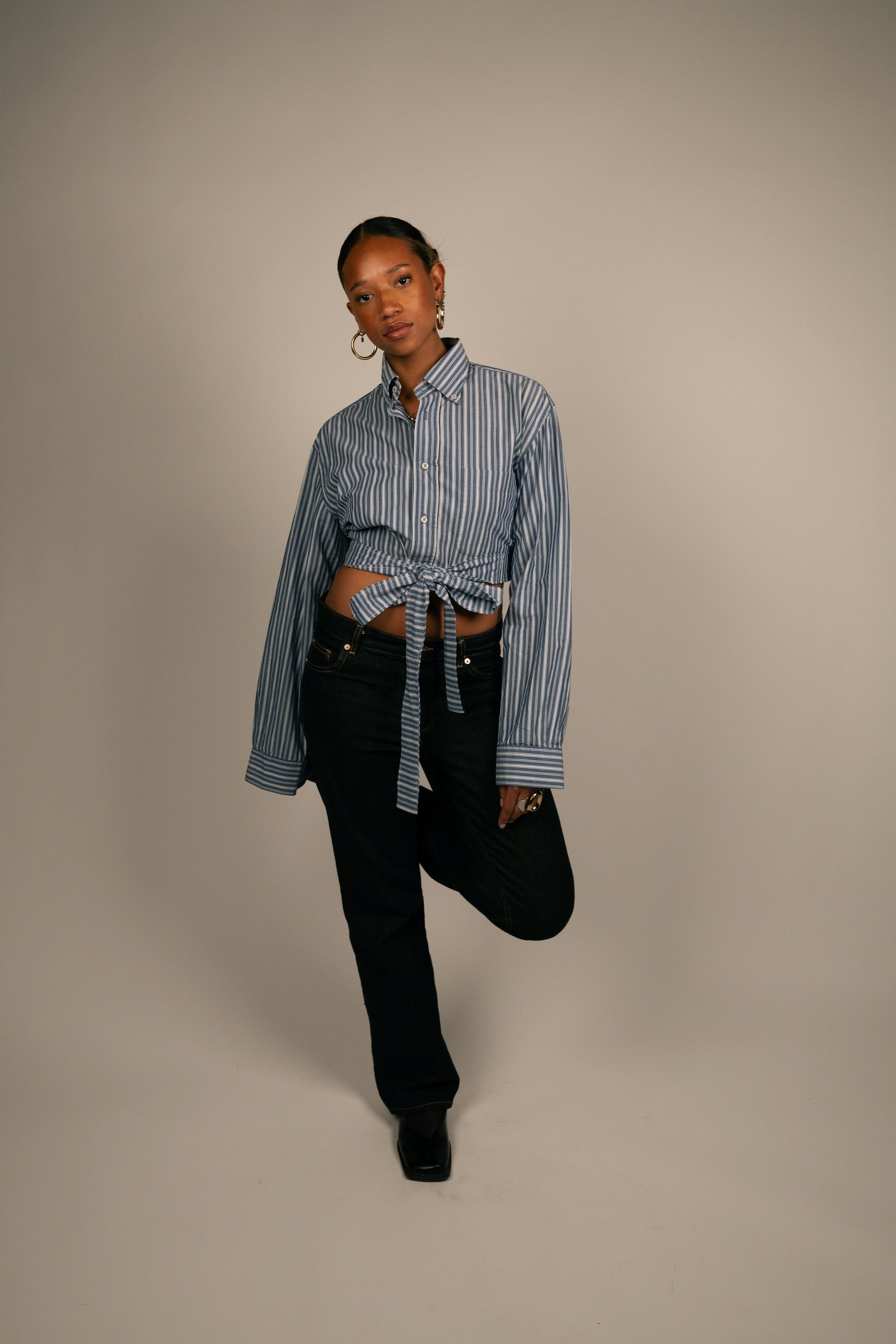 Chemise dos nu - Denim PHRSTUDIO