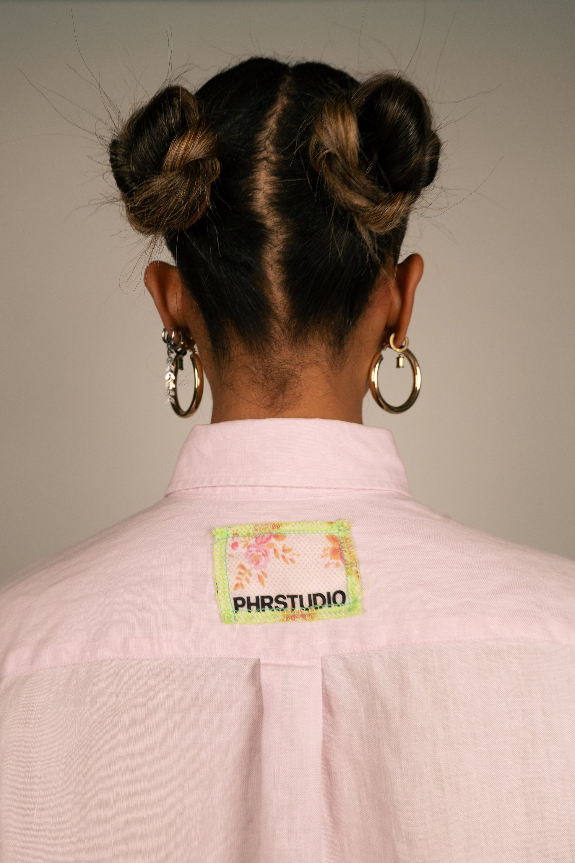 Chemise oeillets - Rose PHRSTUDIO