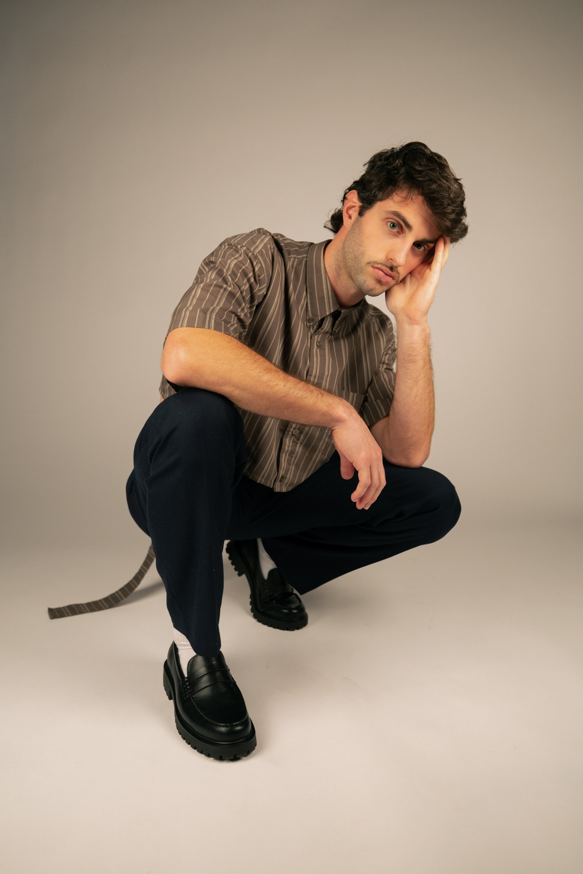 Chemise dos nu - Kaki PHRSTUDIO