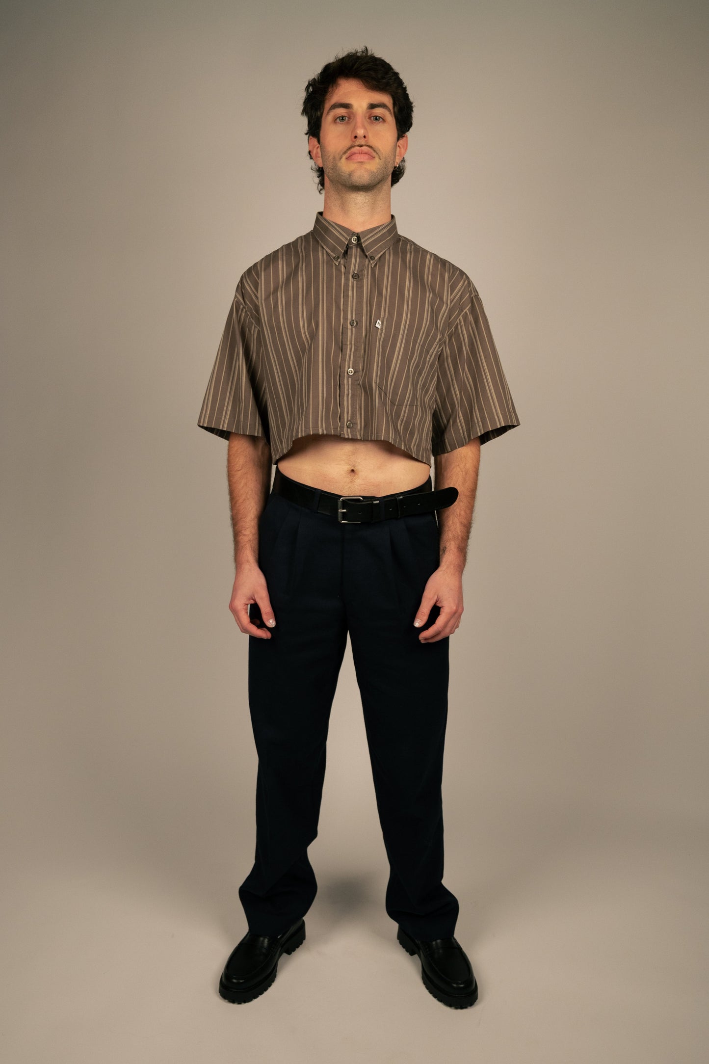 Chemise dos nu - Kaki PHRSTUDIO