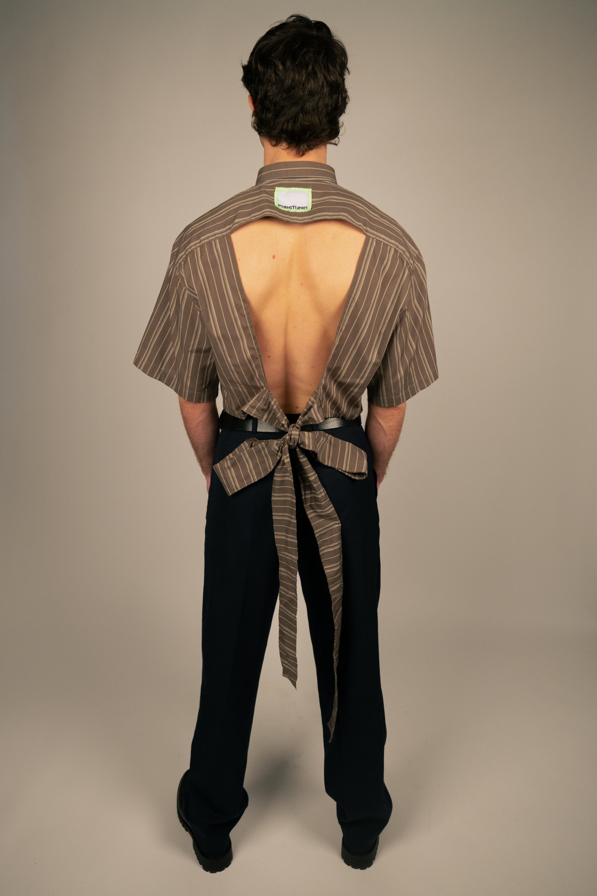 Chemise dos nu - Kaki PHRSTUDIO