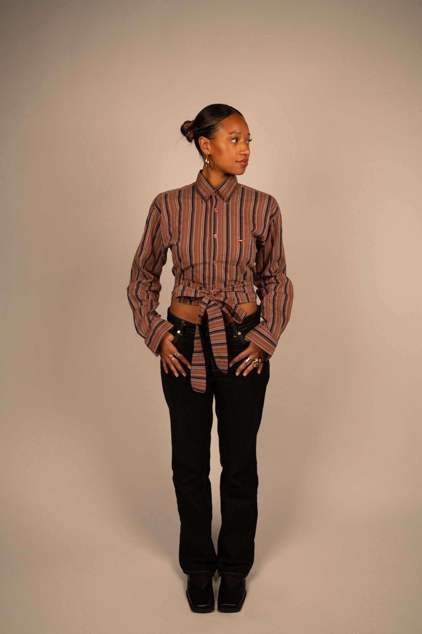 Chemise dos nu - Terracotta PHRSTUDIO