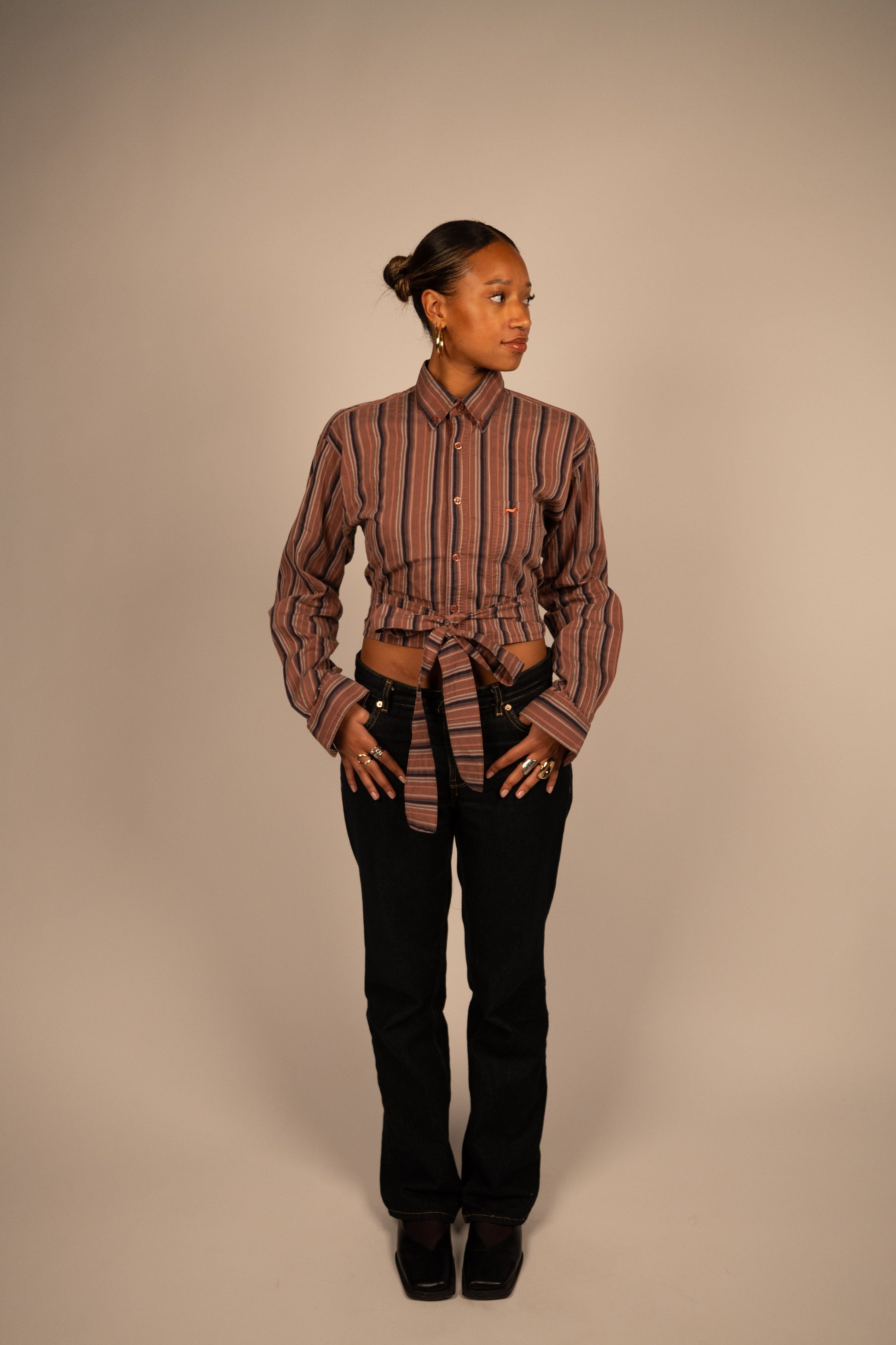 Chemise dos nu - Terracotta PHRSTUDIO