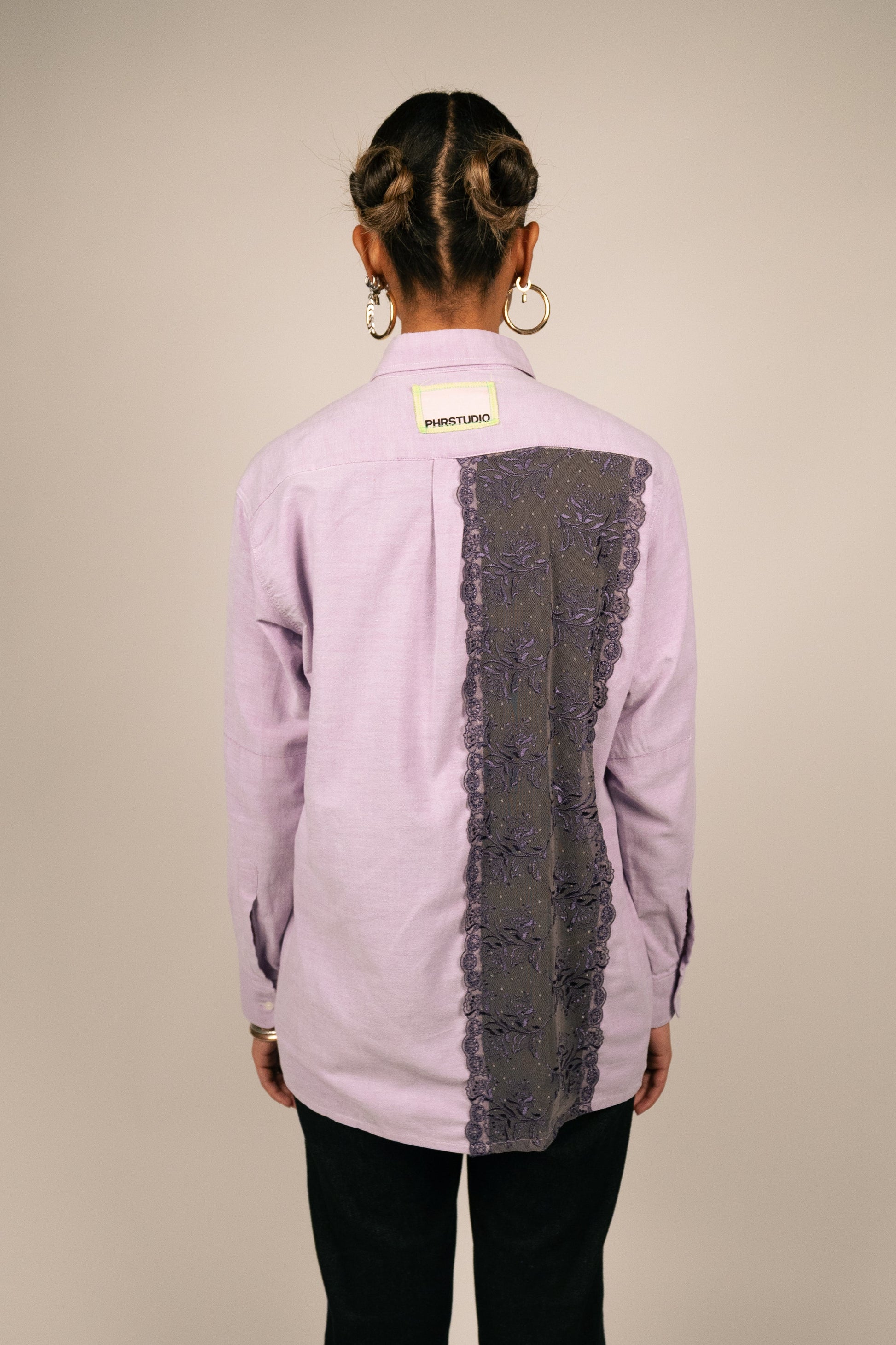 Chemise dentelle - Mauve PHRSTUDIO