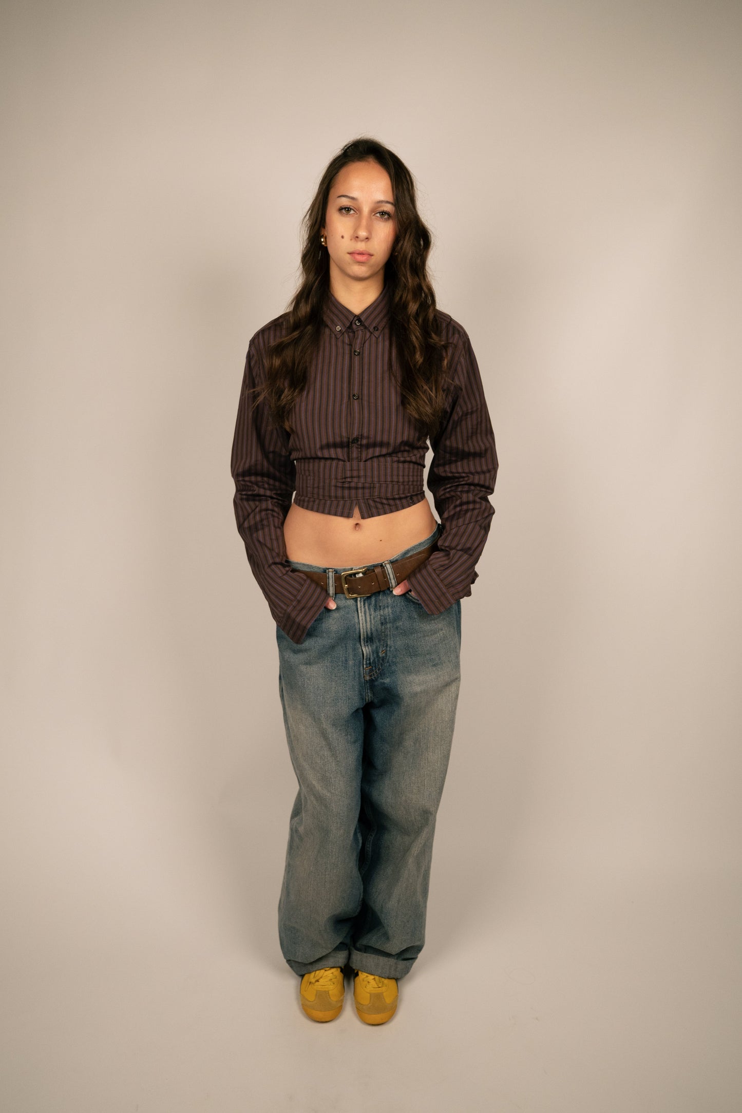 Chemise dos nu - Chocolat PHRSTUDIO