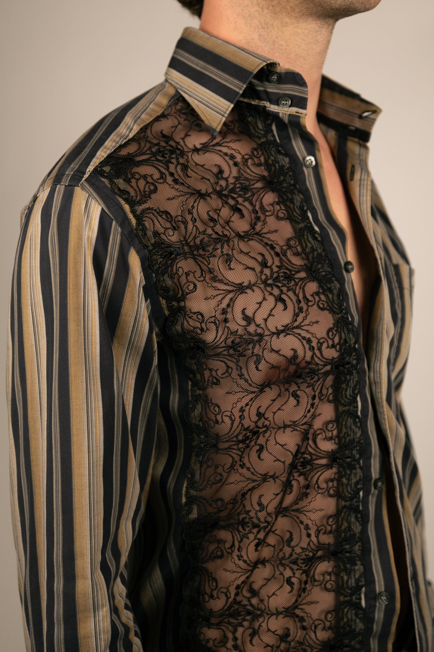 Chemise dentelle - Ocre PHRSTUDIO