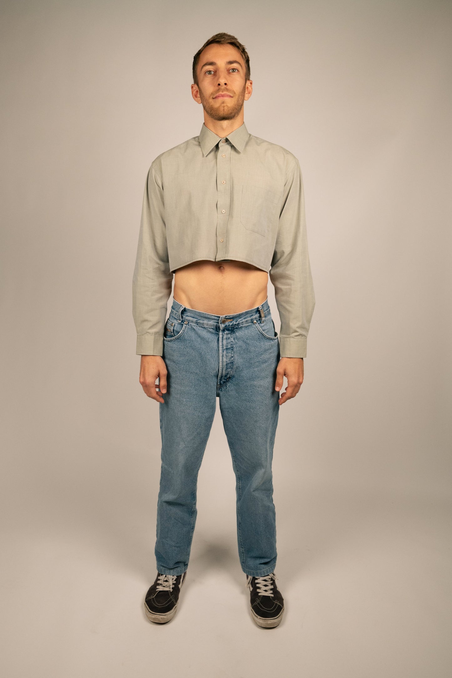 Chemise dos nu - Olive PHRSTUDIO