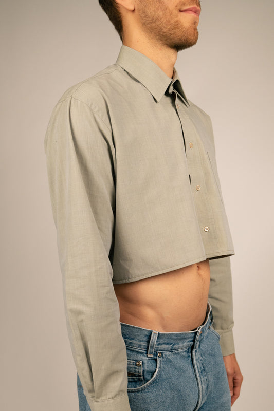 Chemise dos nu - Olive PHRSTUDIO