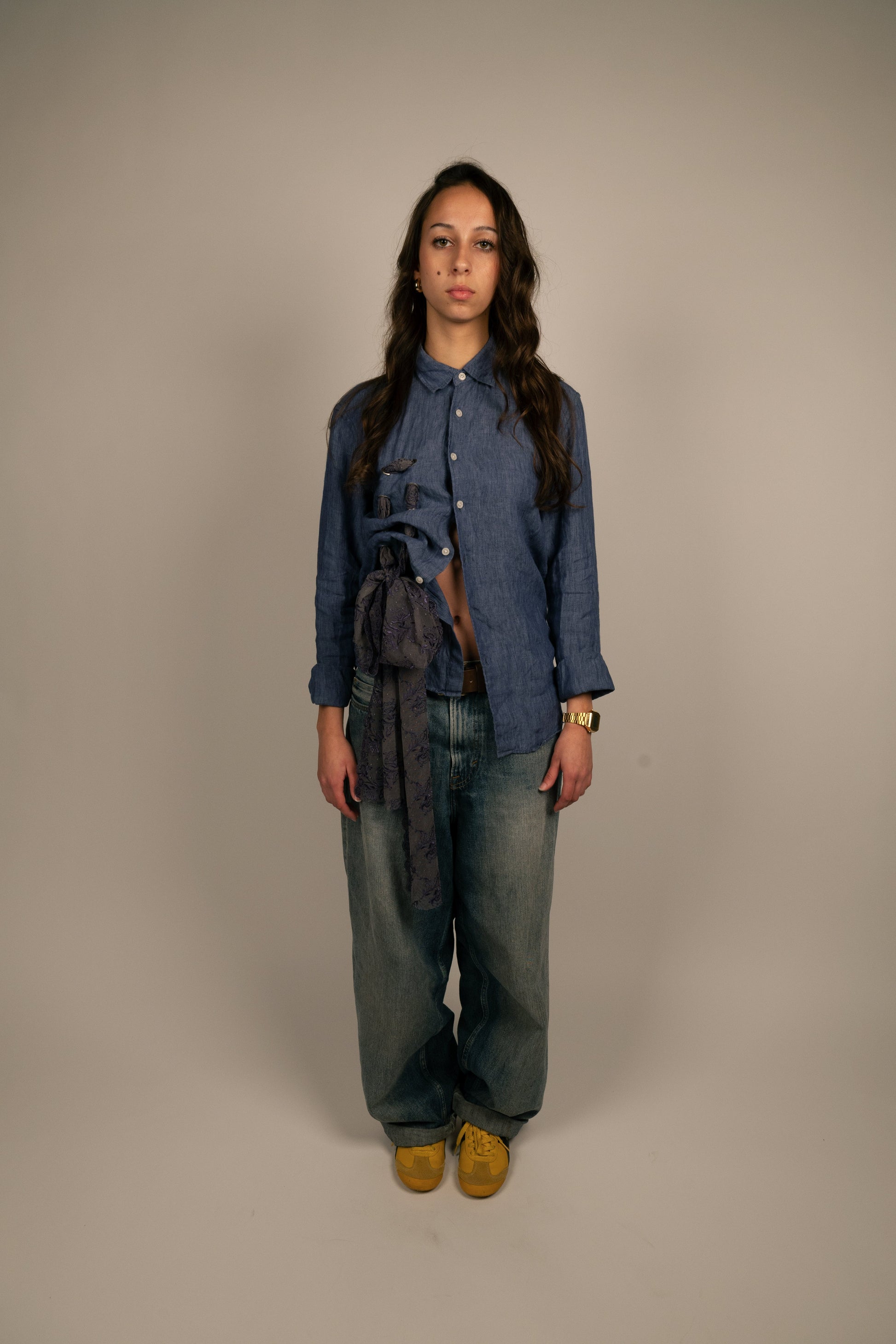 Chemise oeillets - Denim PHRSTUDIO