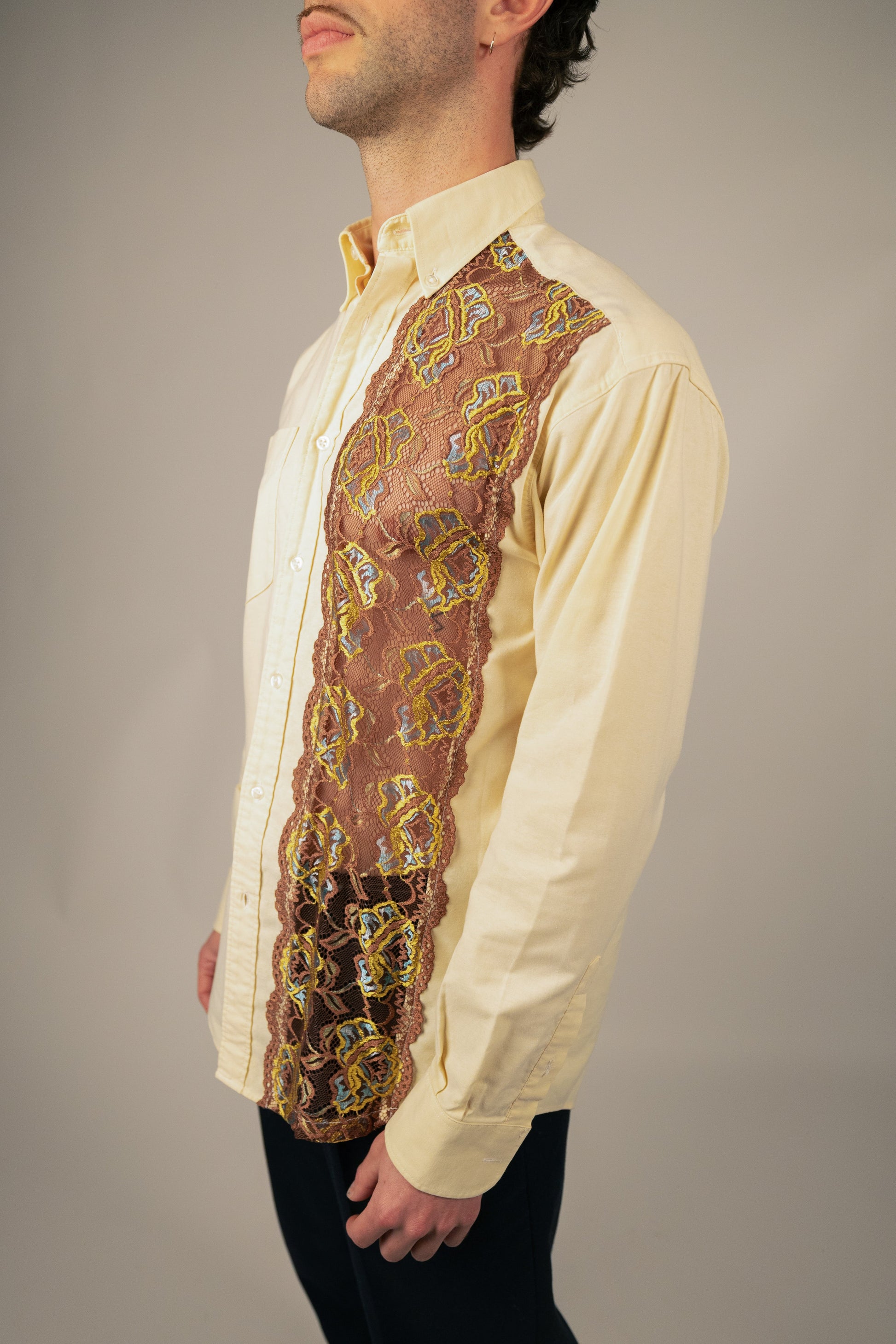 Chemise dentelle - Jaune PHRSTUDIO