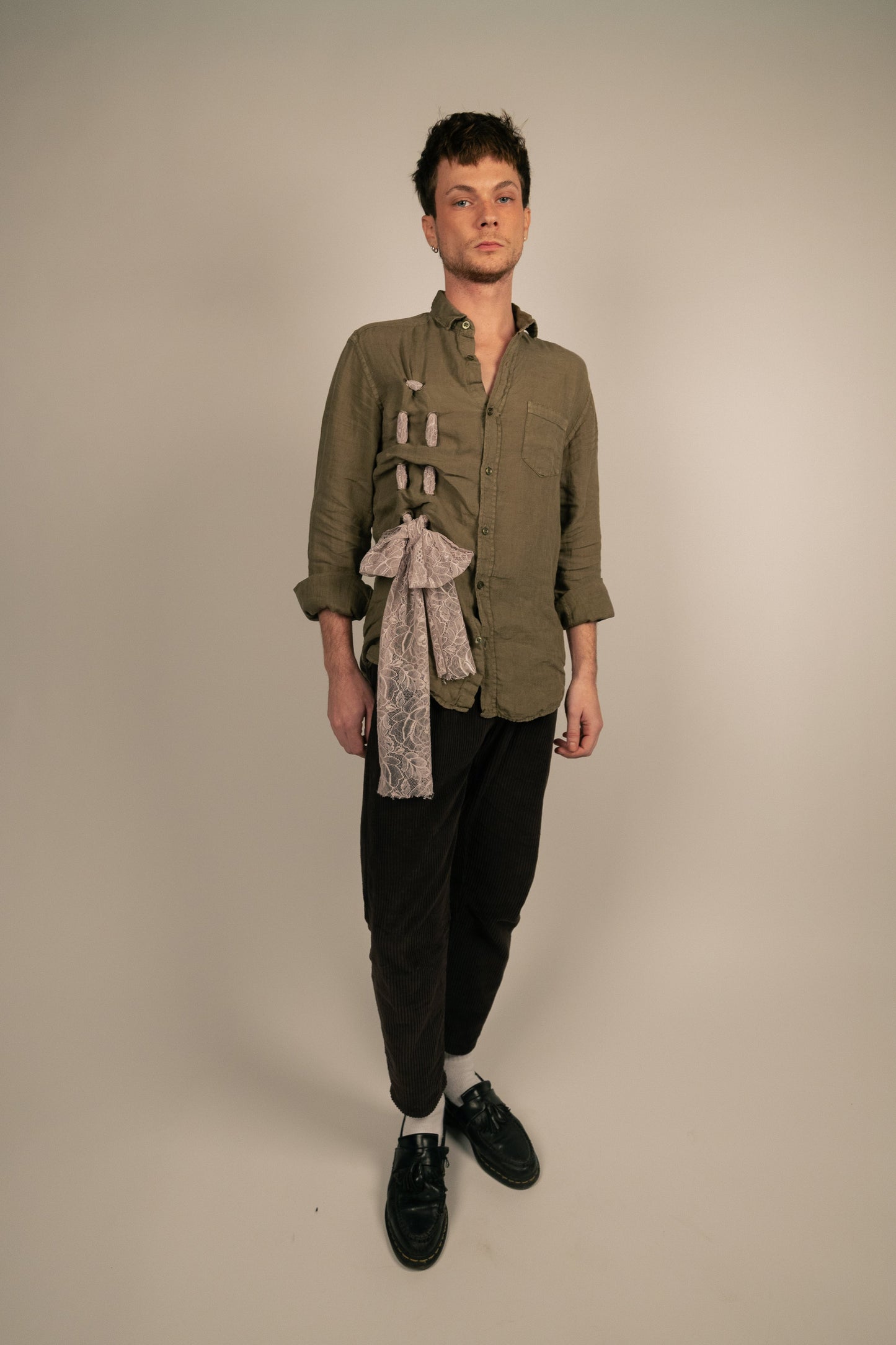 Chemise oeillets - Kaki PHRSTUDIO