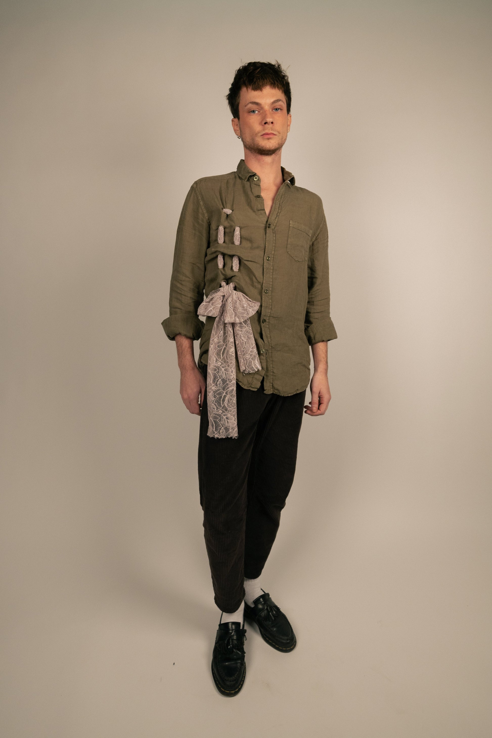 Chemise oeillets - Kaki PHRSTUDIO