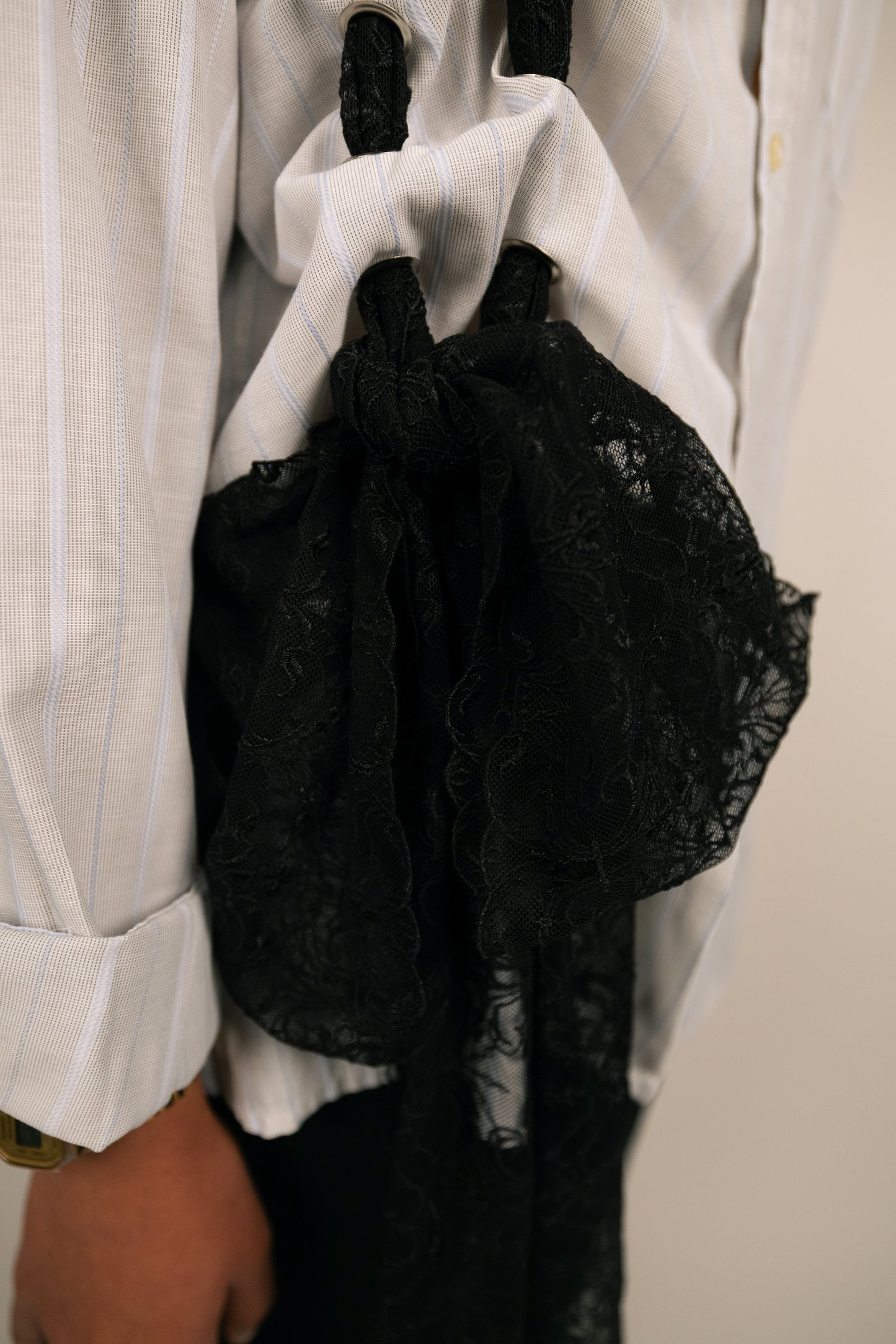 Chemise oeillets - Bleue PHRSTUDIO