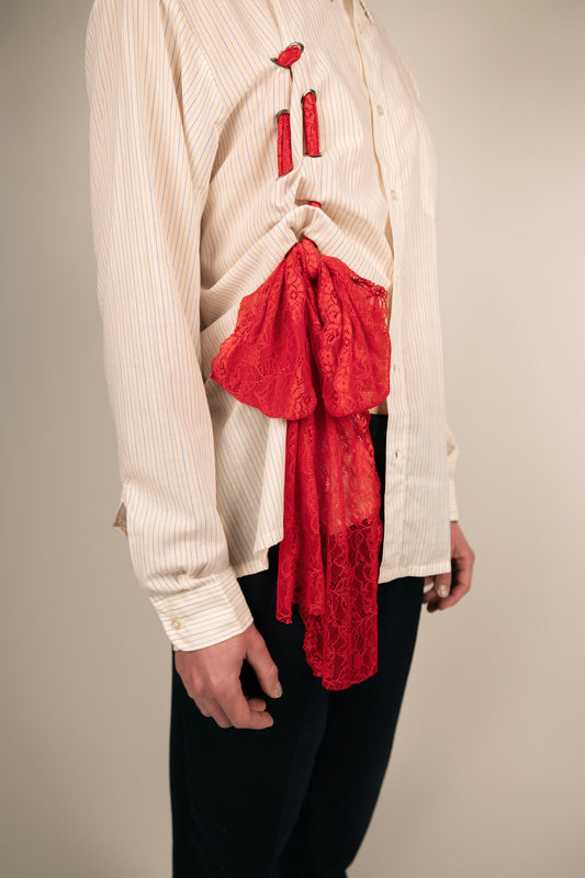 Chemise oeillets - Ivoire PHRSTUDIO