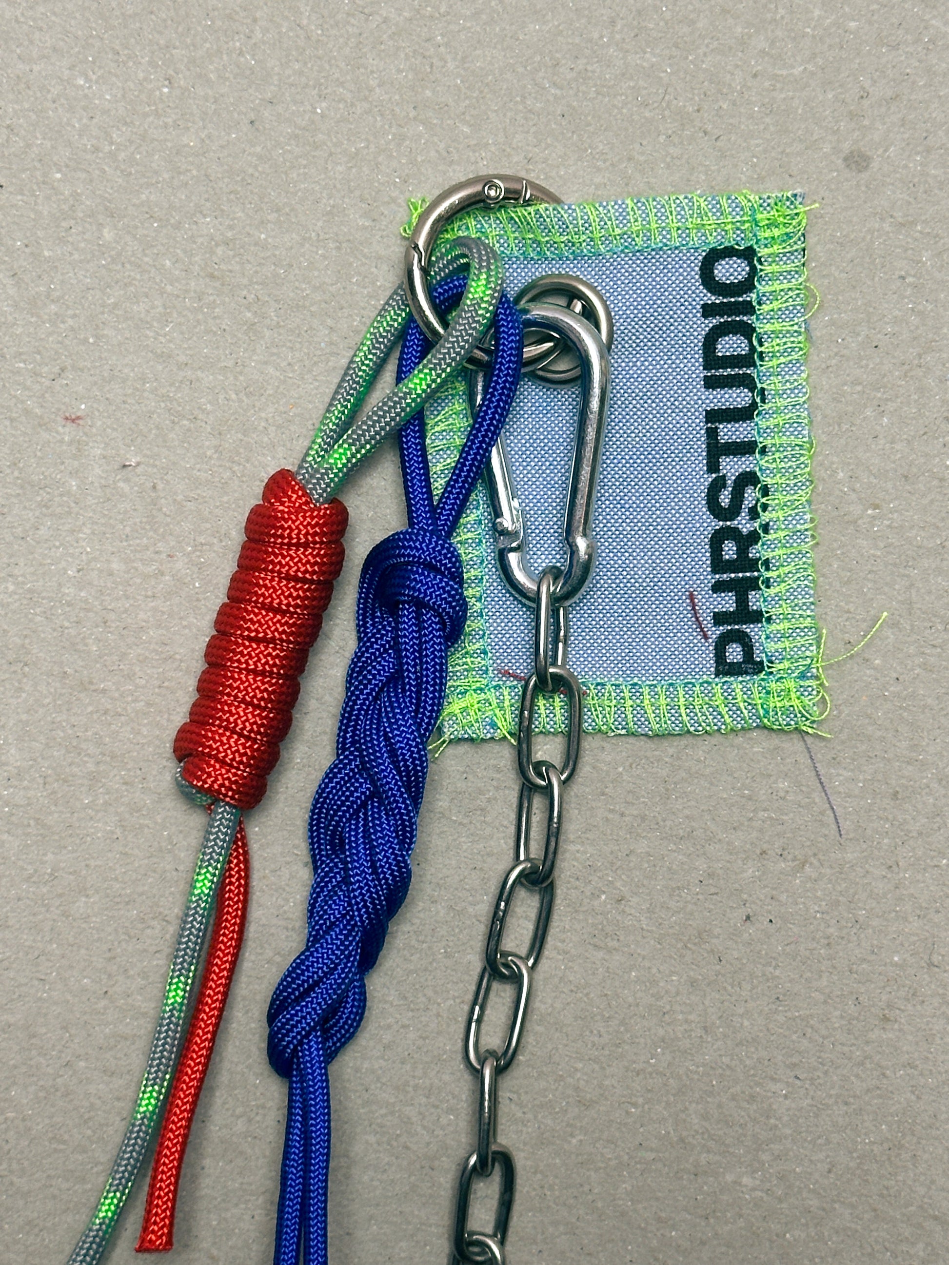 Grigri paracord - bleu PHRSTUDIO
