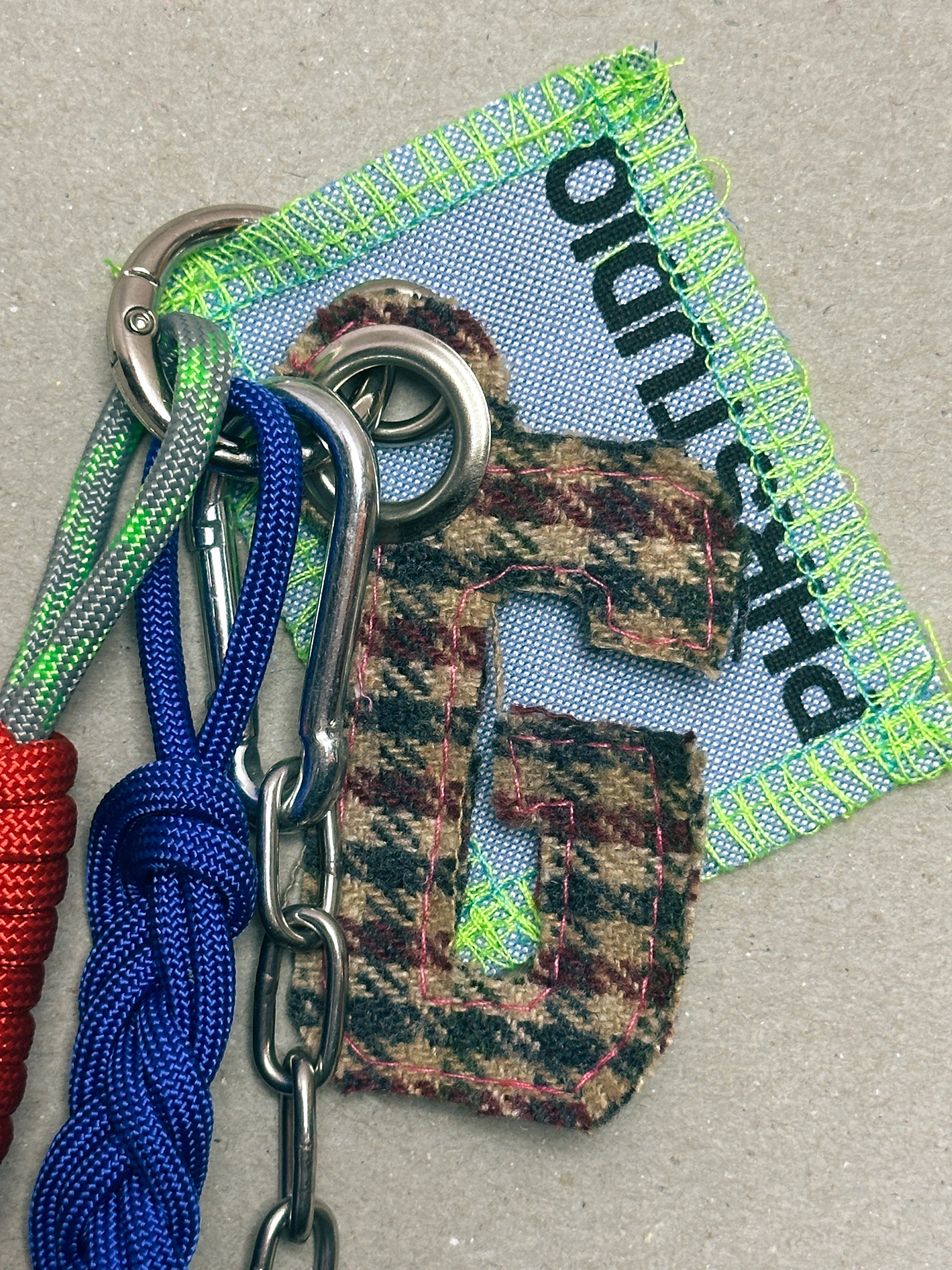 Grigri paracord - bleu PHRSTUDIO