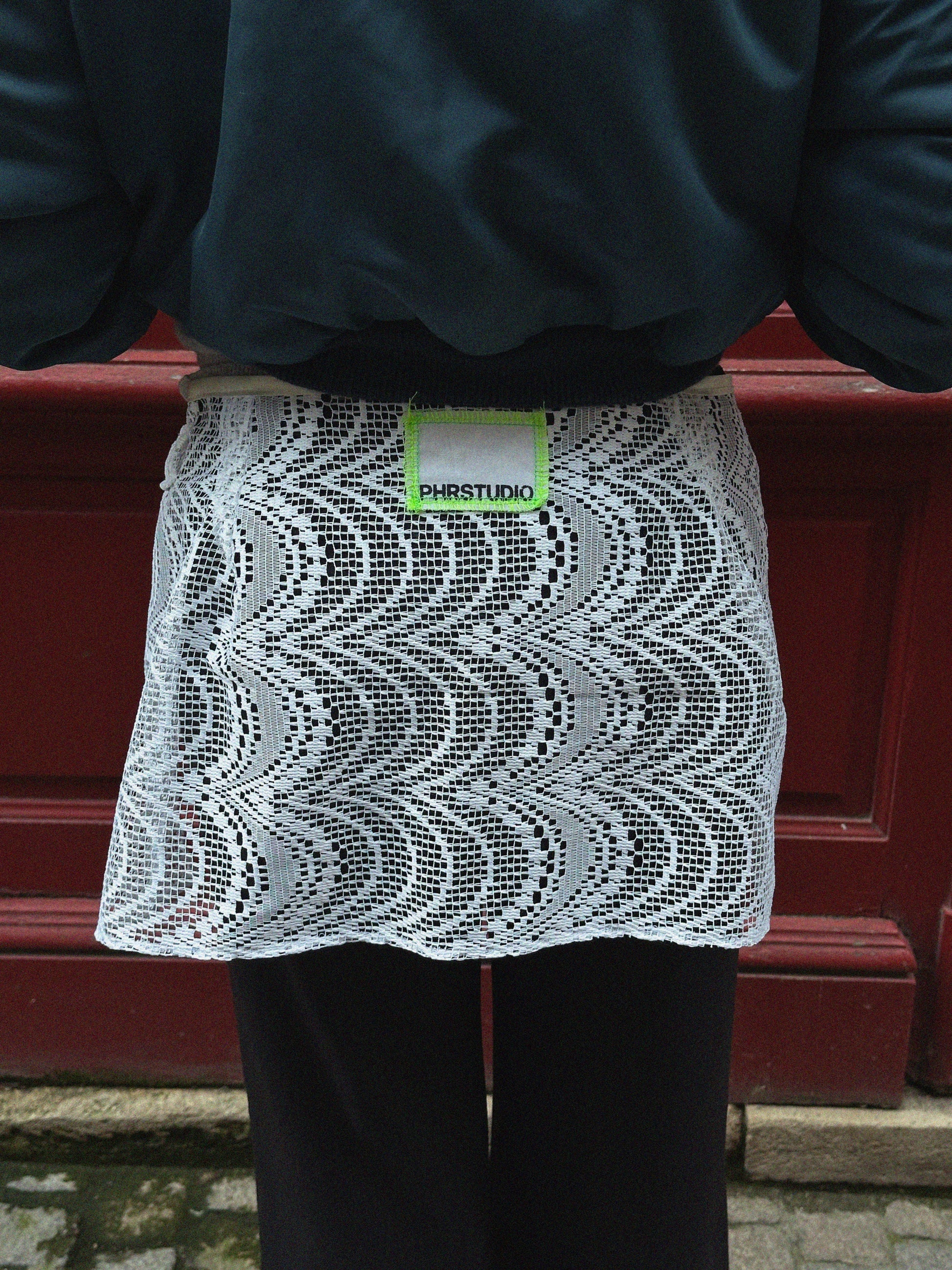 Jupette dentelle - Blanche PHRSTUDIO