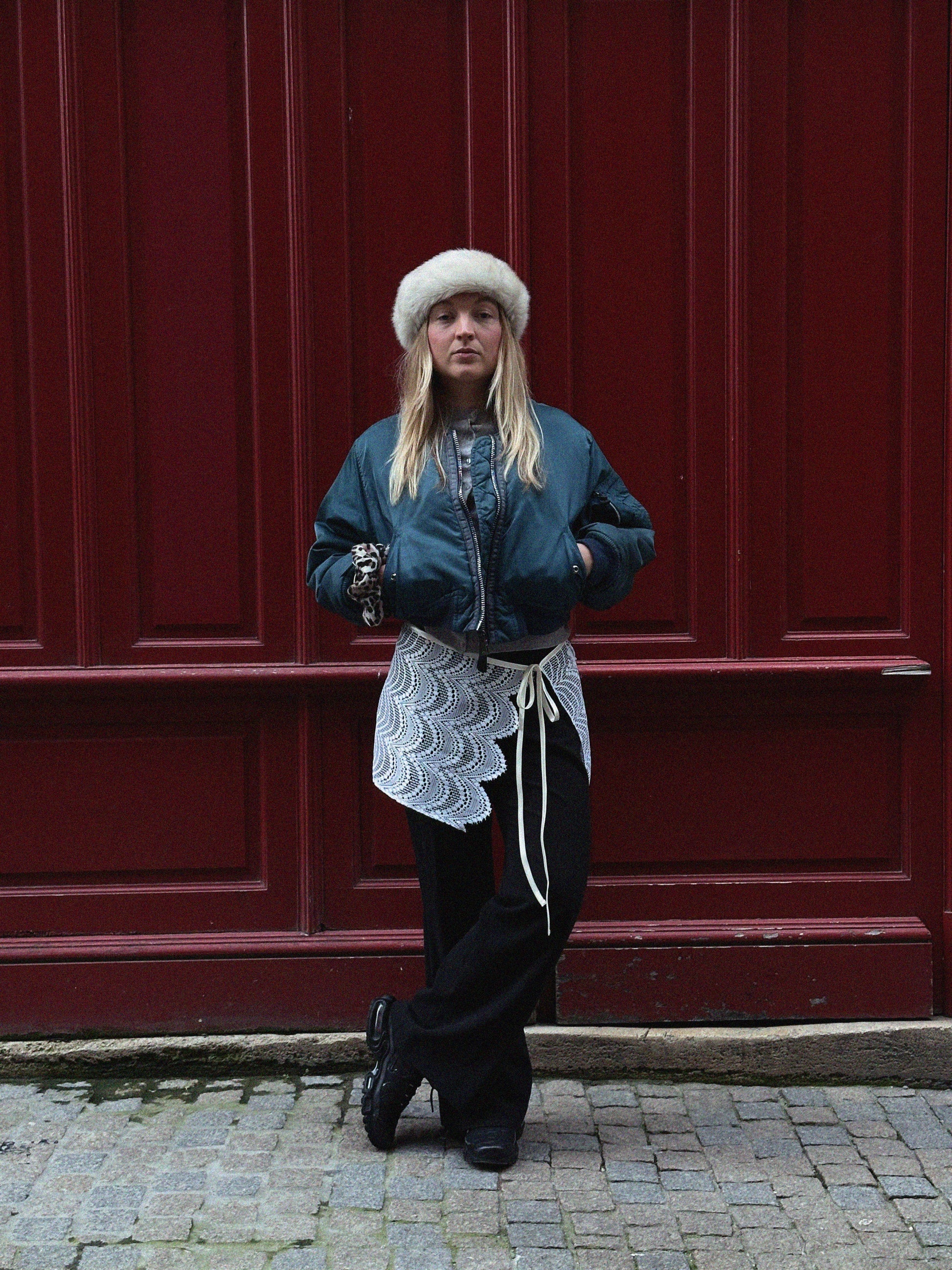 Jupette dentelle - Blanche PHRSTUDIO