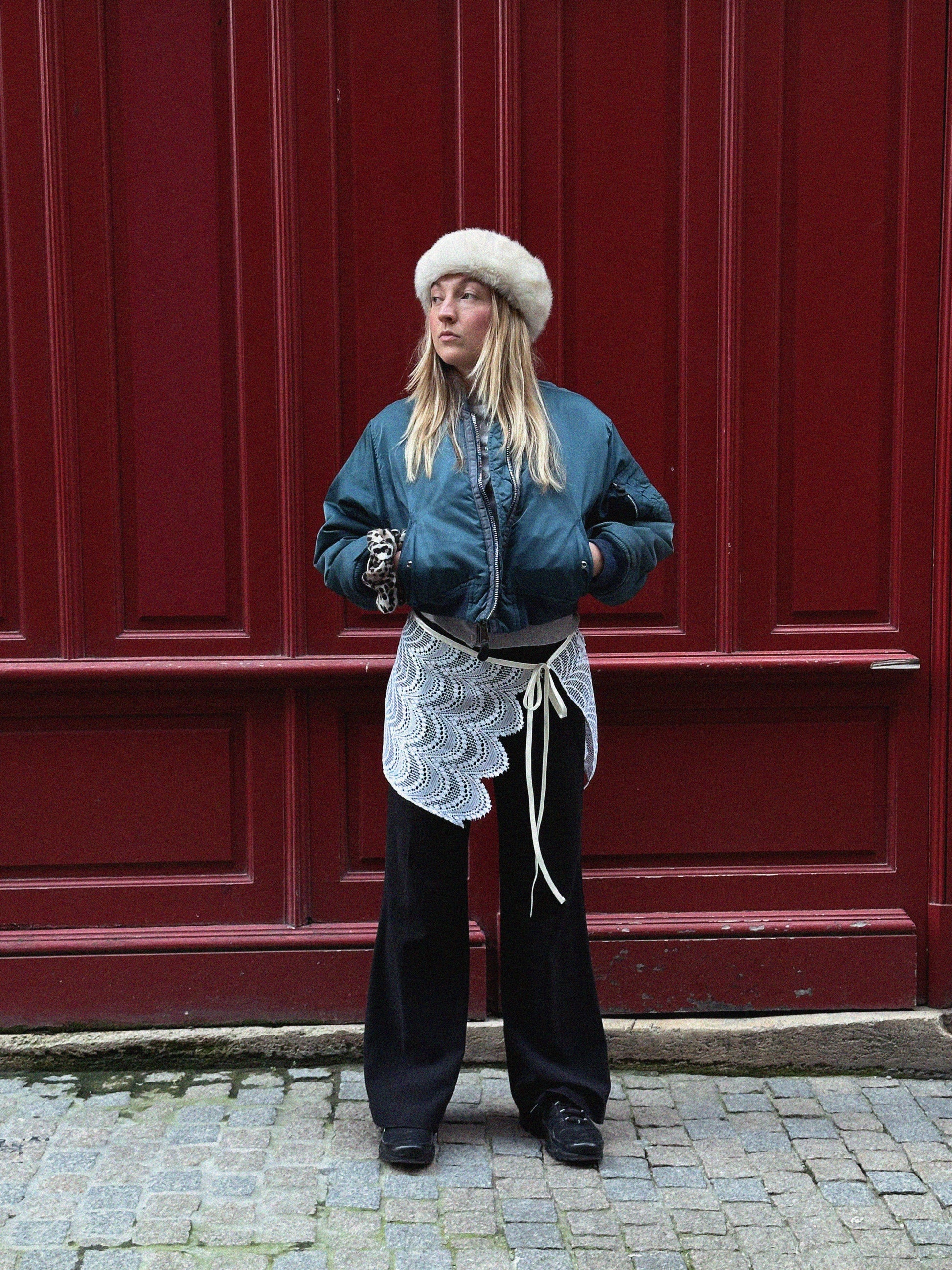 Jupette dentelle - Blanche PHRSTUDIO