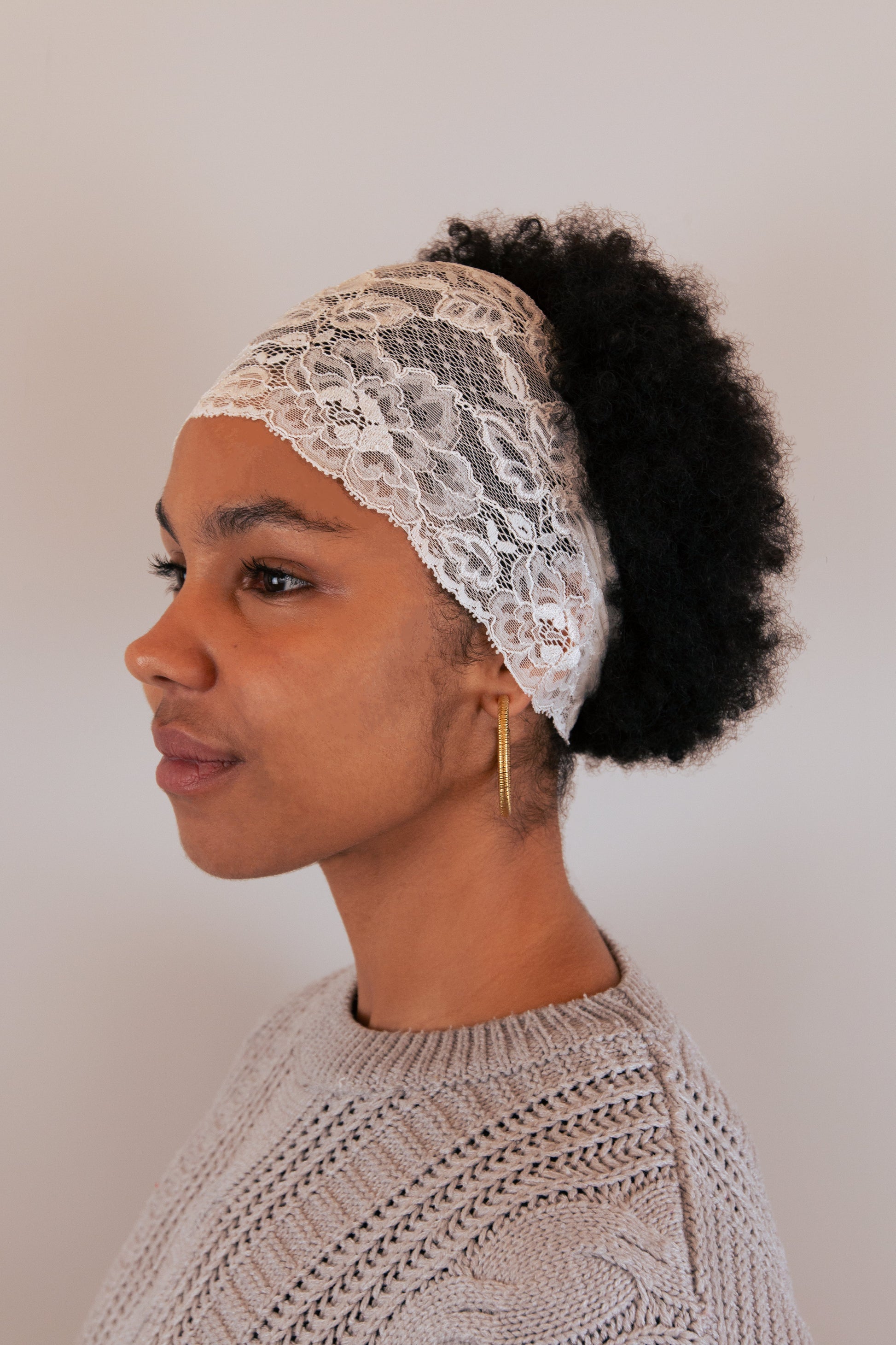 Bandeau dentelle - Blanc PHRSTUDIO